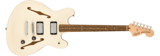 Squier Affinity Series® Starcaster® Deluxe - Olympic White