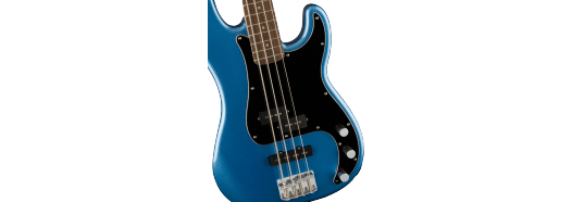 Squier Affinity Series® Precision Bass® PJ Laurel Fingerboard, Black Pickguard, Lake Placid Blue