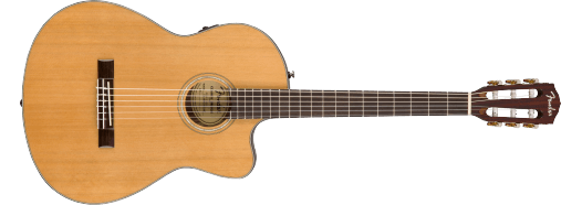 CN-140SCE CN-140SCE Nylon Thinline, Walnut Fingerboard, Natural w/Case