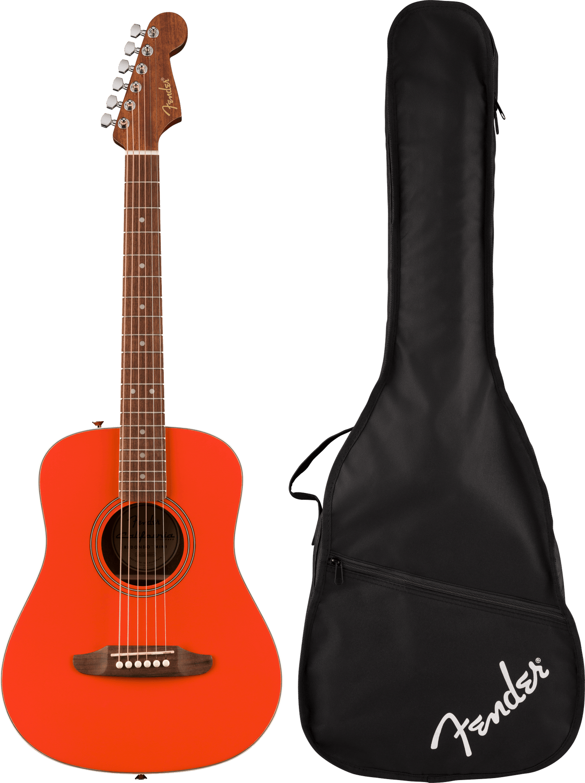 Fender California Standard Redondo™ Mini with Bag Fiesta Red