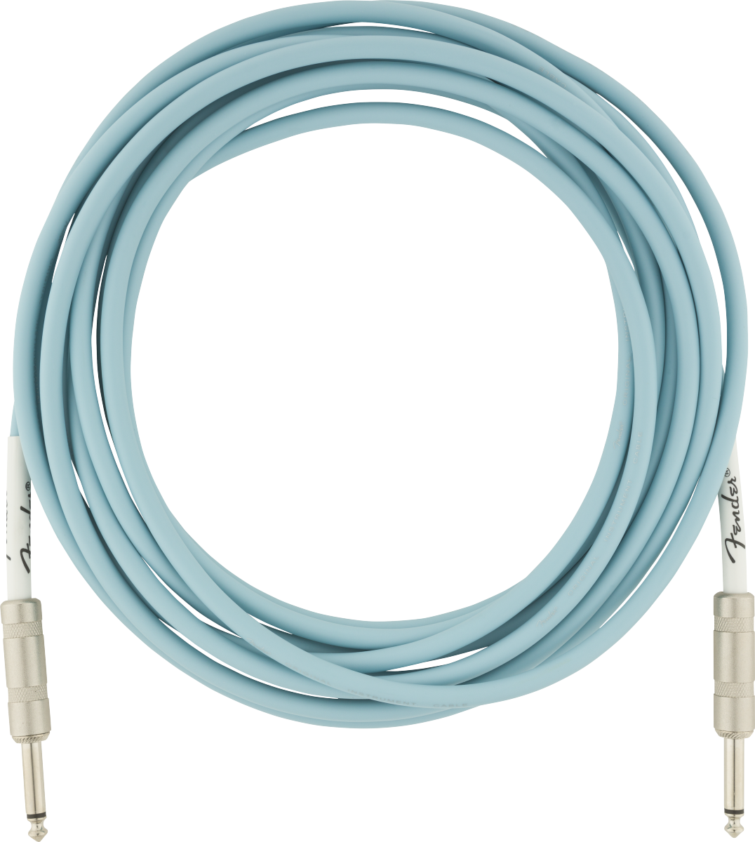 Fender Original Series Instrument Cable, 18.6', Daphne Blue