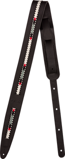 Fender Paramount Acoustic Leather Strap, Black