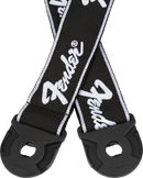 Quick Grip Locking End Strap, Black with White Running Logo, 2"