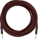 Fender Professional Series Instrument Cable, 18.6', Red Tweed