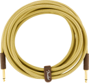 Fender Deluxe Series Instrument Cable, Straight/Straight, 15', Tweed