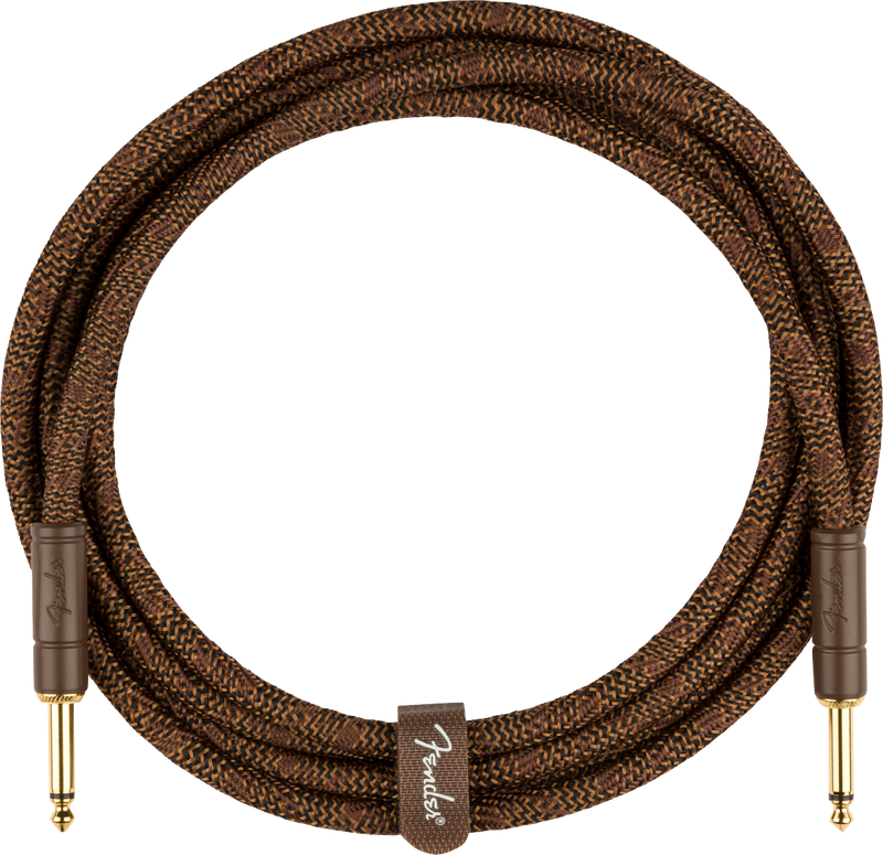 Fender  Paramount 10' Acoustic Instrument Cable, Brown