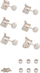 Fender Pure Vintage Guitar Tuning Machines, Nickel/Chrome, (6)