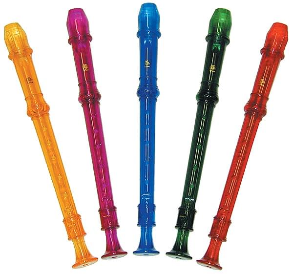 Tudor TD180RD Candy Apple 2-piece Recorder - Multicolored