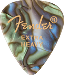 Fender 351 Shape Premium Picks, Extra Heavy, Abalone, 12 Count