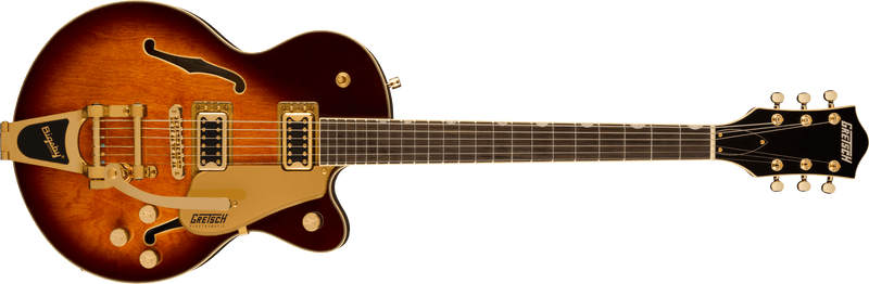 Gretsch  G5655TG Electromatic® Center Block Jr. Single-Cut with Bigsby® and Gold Hardware, Laurel Fingerboard, Single Barrel Burst