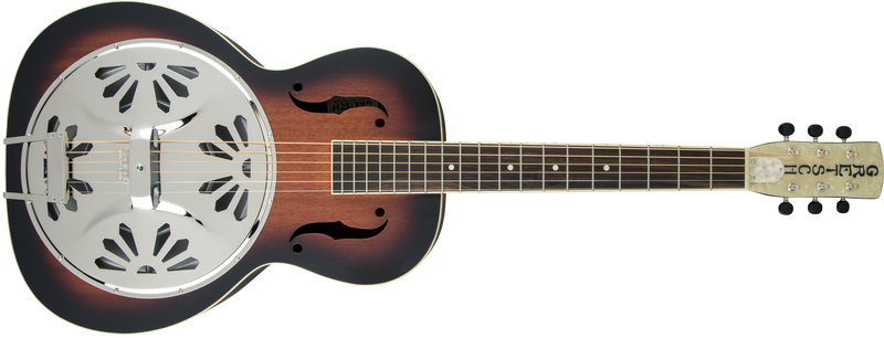Gretsch G9220 Bobtail™ Round-Neck A.E., Mahogany Body Spider Cone Resonator Guitar, Fishman® Nashville Resonator Pickup, 2-Color Sunburst
