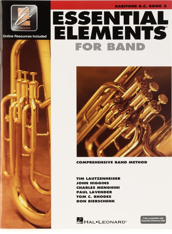 Essential Elements for Band - B.C. Baritone Book 2 with EEi