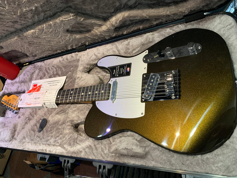 Fender  American Ultra II Telecaster®, Ebony Fingerboard, Texas Tea