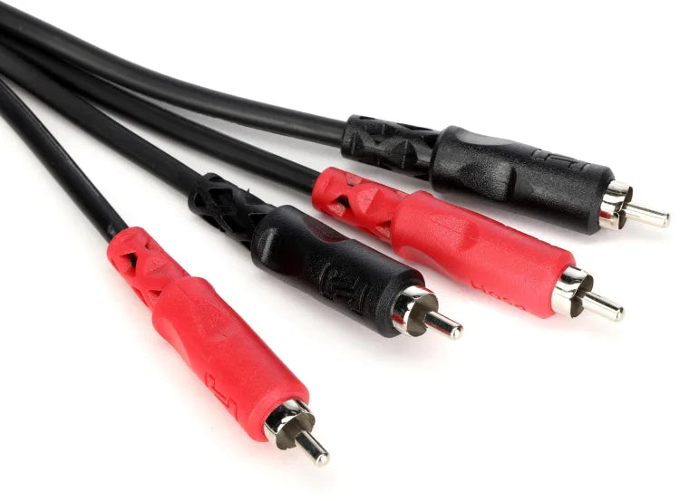 Hosa CRA-201 Stereo Interconnect Dual RCA Cable - 3.3 foot
