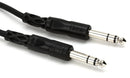 Hosa CSS-110 Balanced Interconnect Cable - 1/4-inch TRS Male to 1/4-inch TRS Male - 10 foot