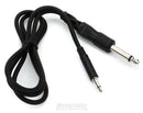 Hosa CMP-303 Interconnect Cable - 3.5mm TS Male to 1/4-inch TS Male - 3 foot
