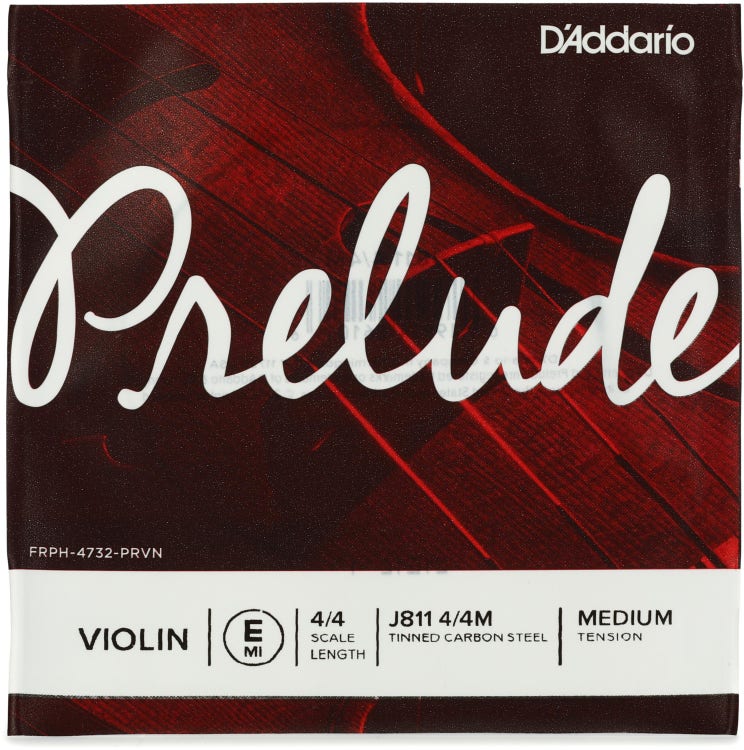 D'Addario J811 Prelude Violin E String - 4/4 Size