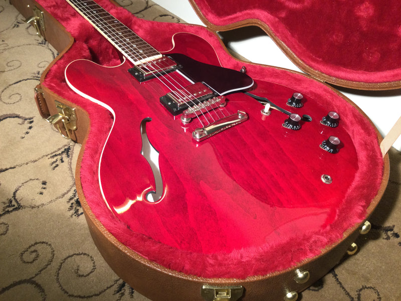 Gibson ES-335 Sixties Cherry Gloss with Factory Case-Accessories