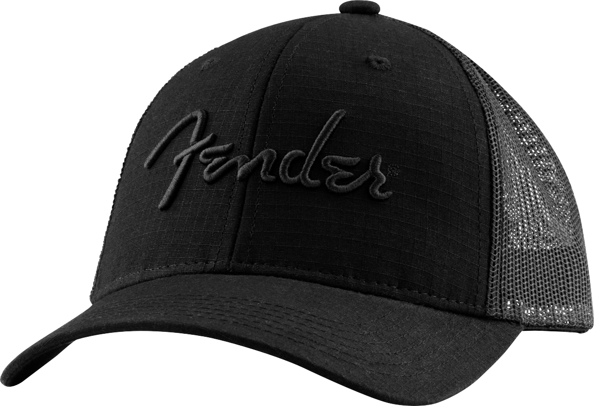 Fender® Snap Back Pick Holder Hat, Black