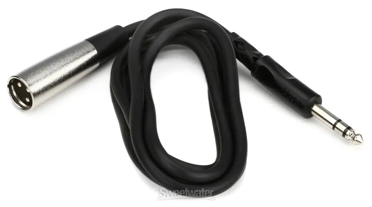 Hosa STX-105M 1/4 inch TRS Male to XLR Male Cable