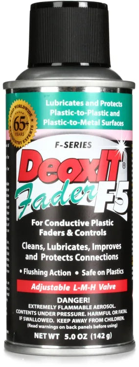 CAIG Laboratories DeoxIT Fader F5 Fader Lubricant 5% Solution - 5-oz. Spray