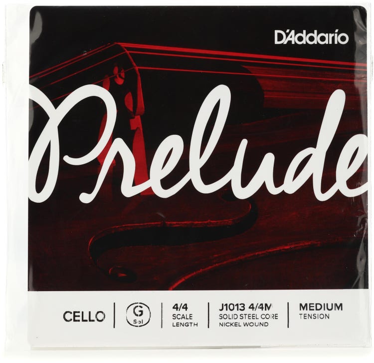 D'Addario J1013 Prelude Cello G String - 4/4 Size Medium Tension