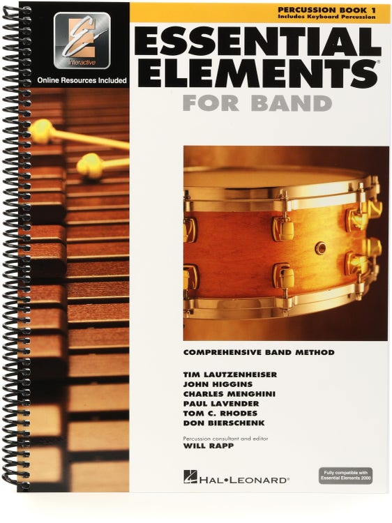 Essential Elements for Band – Percussion/Keyboard Percussion Book 1 with EEi