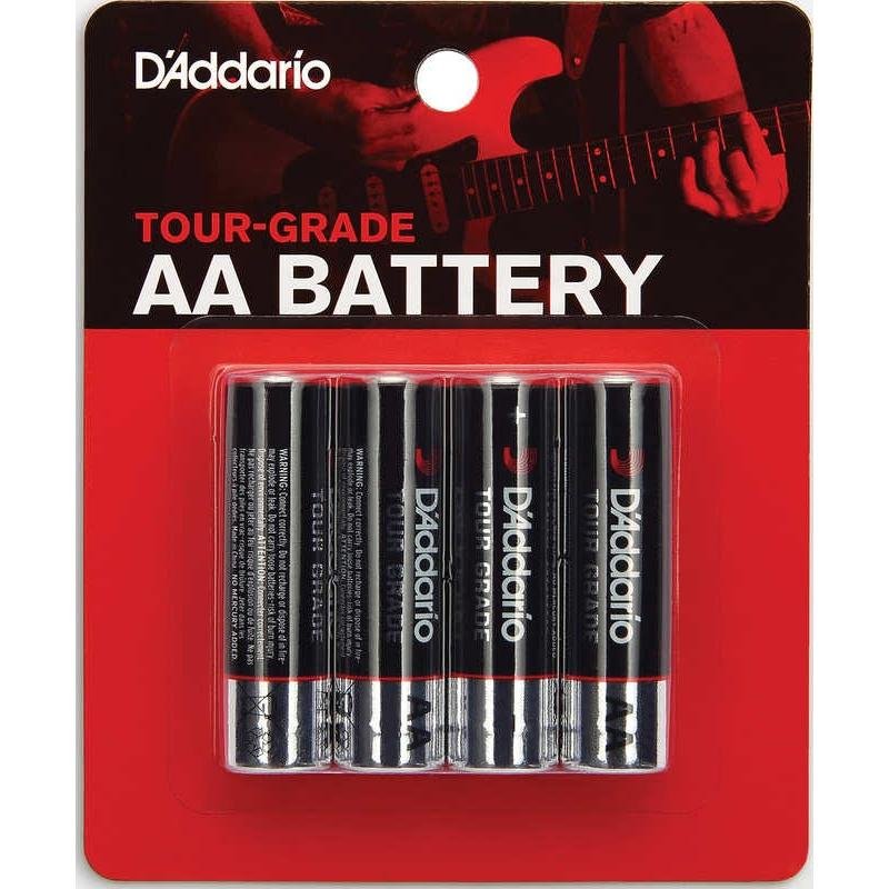 D'Addario Tour Grade AA Battery 4-pack