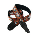 Franklin Retro Weave Guitar Strap - Orange