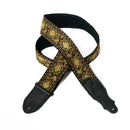Franklin Retro Weave Guitar Strap - Yellow