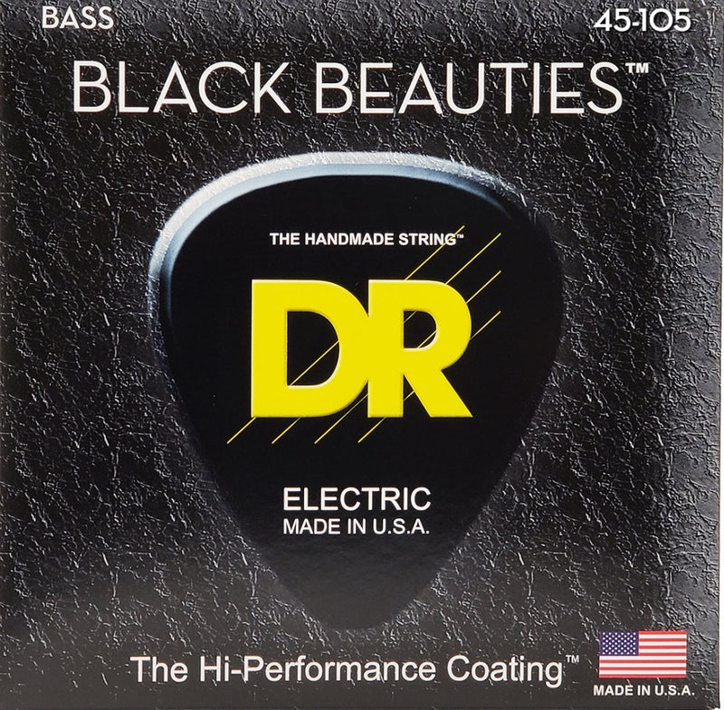 DR Electric Bass Black Beauties 45-105