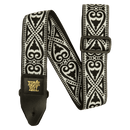 Ernie Ball Classic Jacquard Guitar Strap/Bass Strap - Black Heart