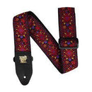 Ernie Ball Classic Jacquard Guitar/Bass Strap - Crimson Royal Bloom