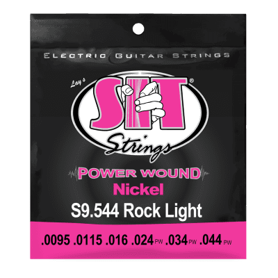 SIT Power Wound Nickel Electric Guitar Strings S9.544 Rock Light