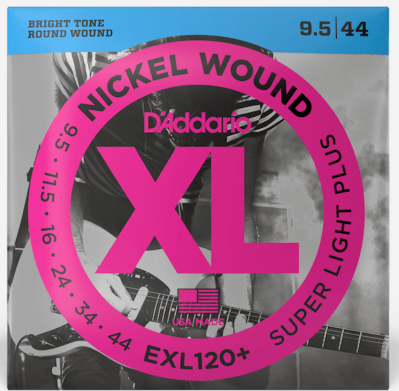 D'Addario EXL120+ 9.5-44 Nickel Wound Electric Guitar Strings