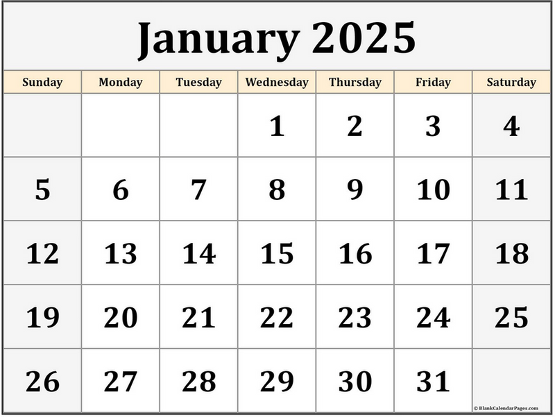 2025 January Lessons