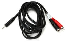 Hosa CMR-210 Stereo Breakout Cable - 3.5mm TRS Male to Left and Right RCA Male - 10 foot