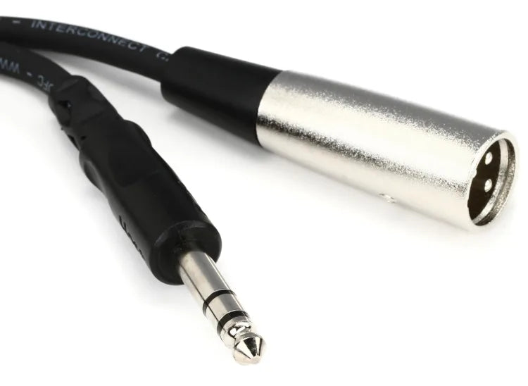 Hosa STX-110M 1/4 inch TRS Male to XLR Male Cable - 10 foot