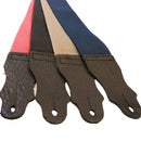 Franklin Premium Poly Web Guitar Strap - Glove Leather Ends - Black
