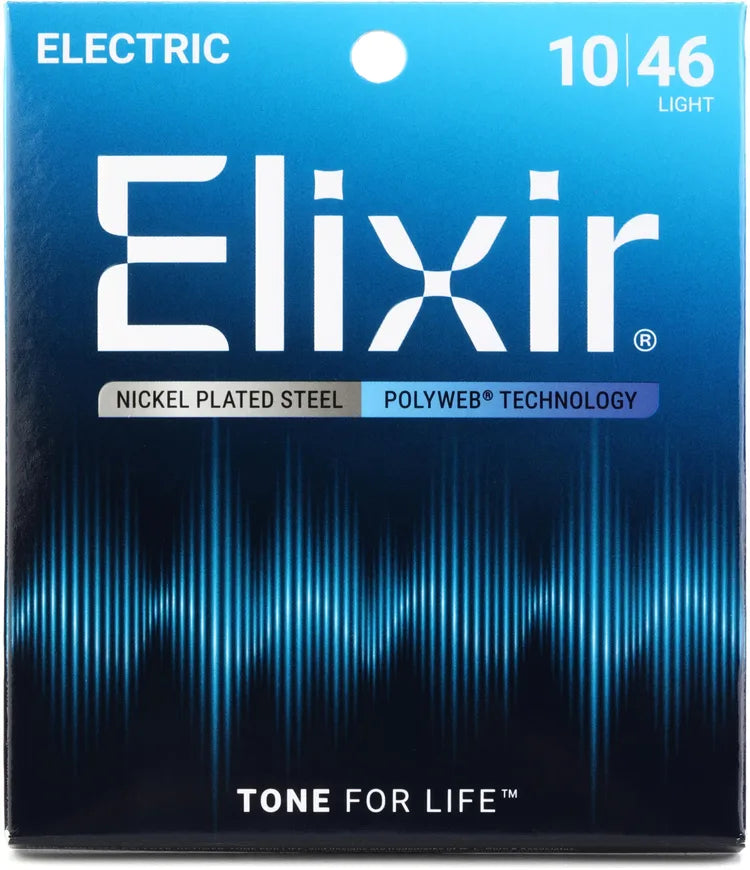 Elixir Electric Nickel Plated Steel with POLYWEB® Coating