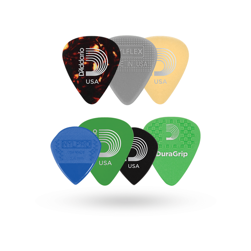 Guitar Pick Variety pack Medium Gauge, 7-Pack