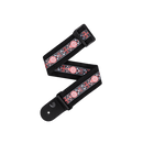 D'Addario Deluxe Cotton Guitar Strap, Black