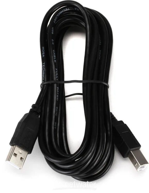 Hosa USB-210AB USB 2.0 Type A to Type B Cable - 10 foot