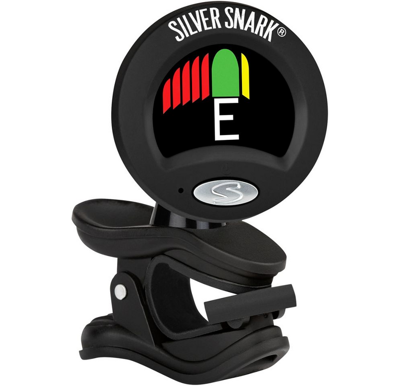 Snark Black Silver Clip-On Tuner with Rechargeable Batteries
