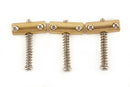 American Vintage Telecaster® Compensated Bridge Saddles, Brass