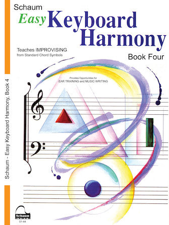Easy Keyboard Harmony Book 4  Intermediate Level