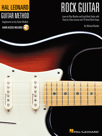 Hal Leonard Rock Guitar Method Book/Online Audio