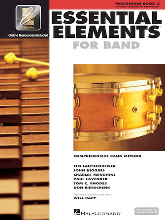 ESSENTIAL ELEMENTS FOR BAND – BOOK 2 WITH EEI Percussion/Keyboard Percussion