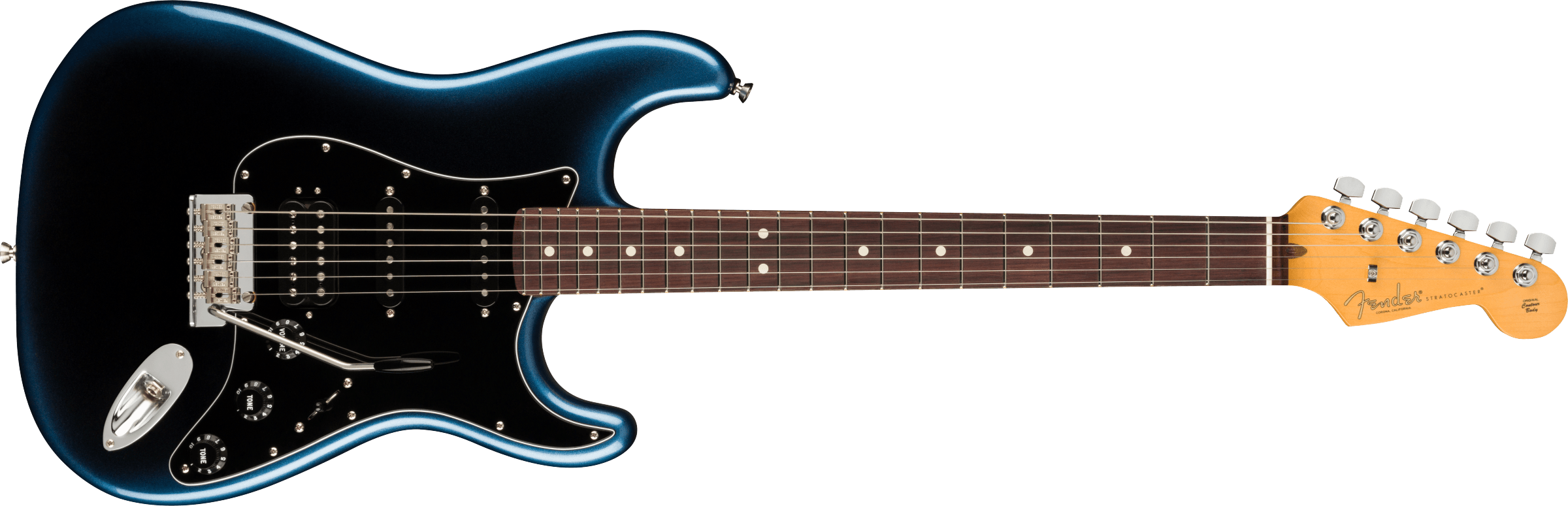 Fender American Professional II Stratocaster® HSS, Rosewood Fingerboard, Dark Night (2022 Mint)