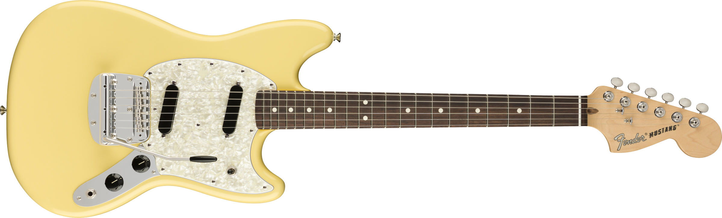 Fender American Performer Mustang, Rosewood Fingerboard, Vintage White